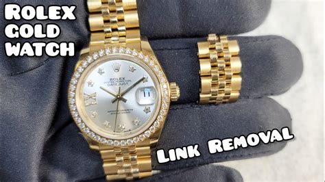 replica rolex take off links